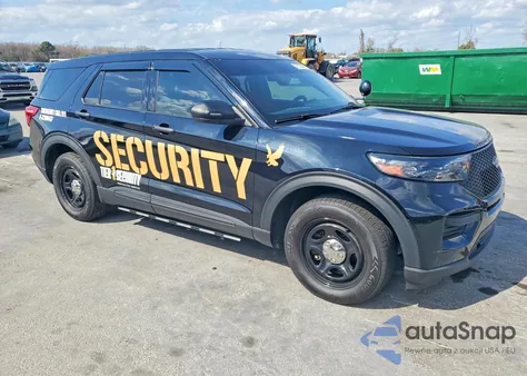 2021 Ford Explorer Police Interceptor z USA, uszkodzony, nr VIN 1FM5K8AB6MGA87359